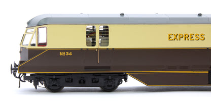 GWR Parcels Railcar GWR Chocolate/Cream No.34 (Dark Grey Roof) Diesel Locomotive