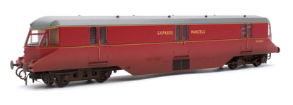 GWR Parcels Railcar BR ‘Express Parcels’ Crimson No. W34W (Grey Roof) Diesel Locomotive - Weathered