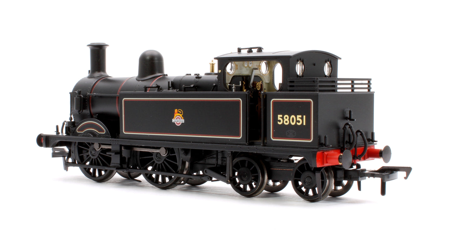 MR 1532 (1P) Tank 58051 BR Lined Black (Early Emblem) Steam Locomotive - DCC Sound