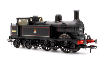 MR 1532 (1P) Tank 58051 BR Lined Black (Early Emblem) Steam Locomotive - DCC Sound