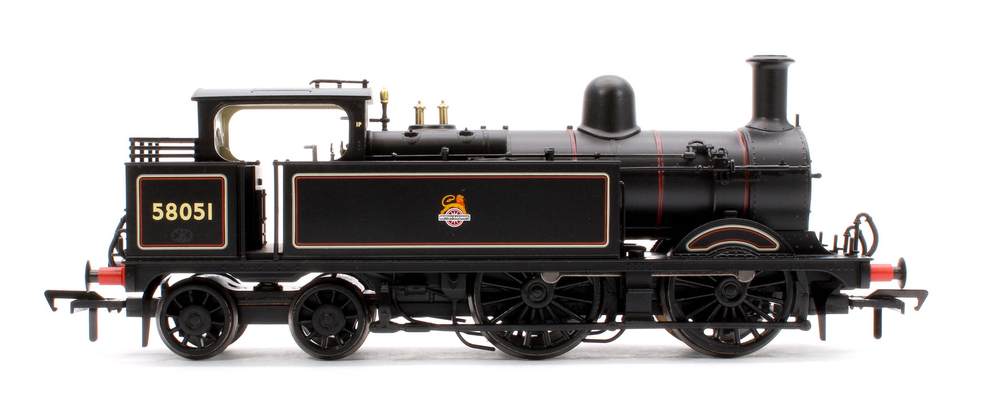 MR 1532 (1P) Tank 58051 BR Lined Black (Early Emblem) Steam Locomotive - DCC Sound