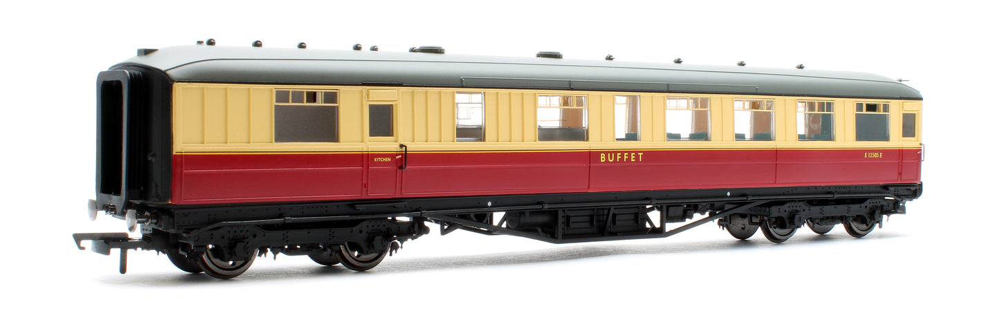 BR Gresley Corridor Crimson and cream Buffet No.E12505E