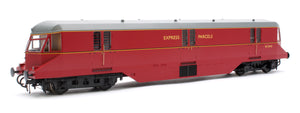 GWR Parcels Railcar BR ‘Express Parcels’ Crimson No. W34W (Grey Roof) Diesel Locomotive