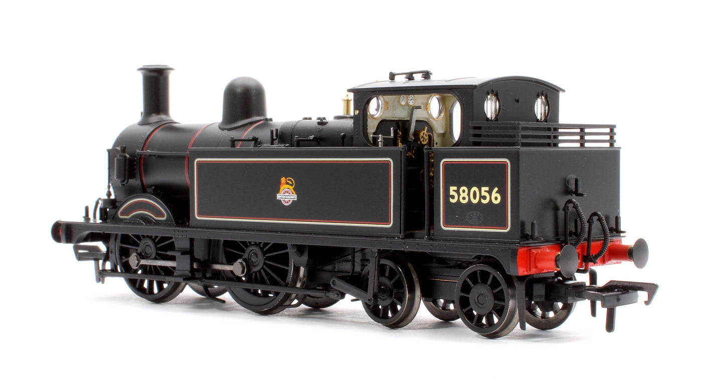 MR 1532 (1P) Tank 58056 BR Lined Black (Early Emblem) Steam Locomotive - DCC Sound