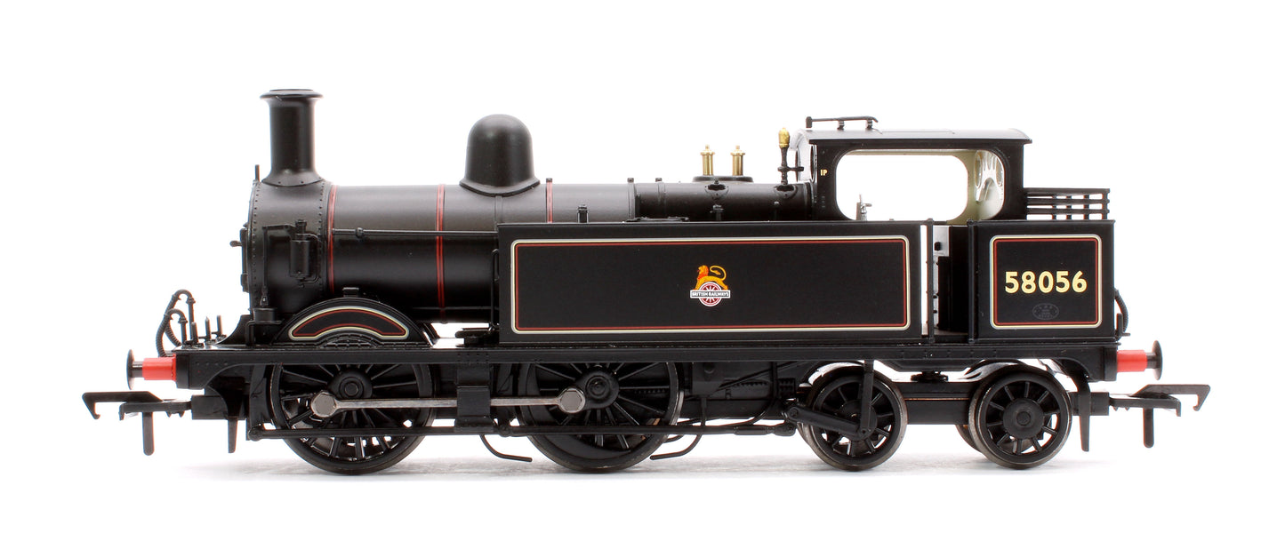 MR 1532 (1P) Tank 58056 BR Lined Black (Early Emblem) Steam Locomotive - DCC Sound