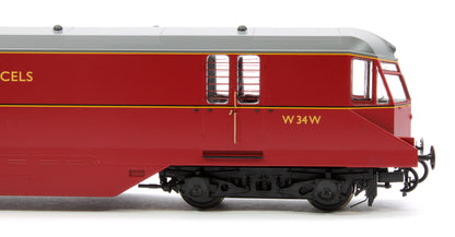 GWR Parcels Railcar BR ‘Express Parcels’ Crimson No. W34W (Grey Roof) Diesel Locomotive