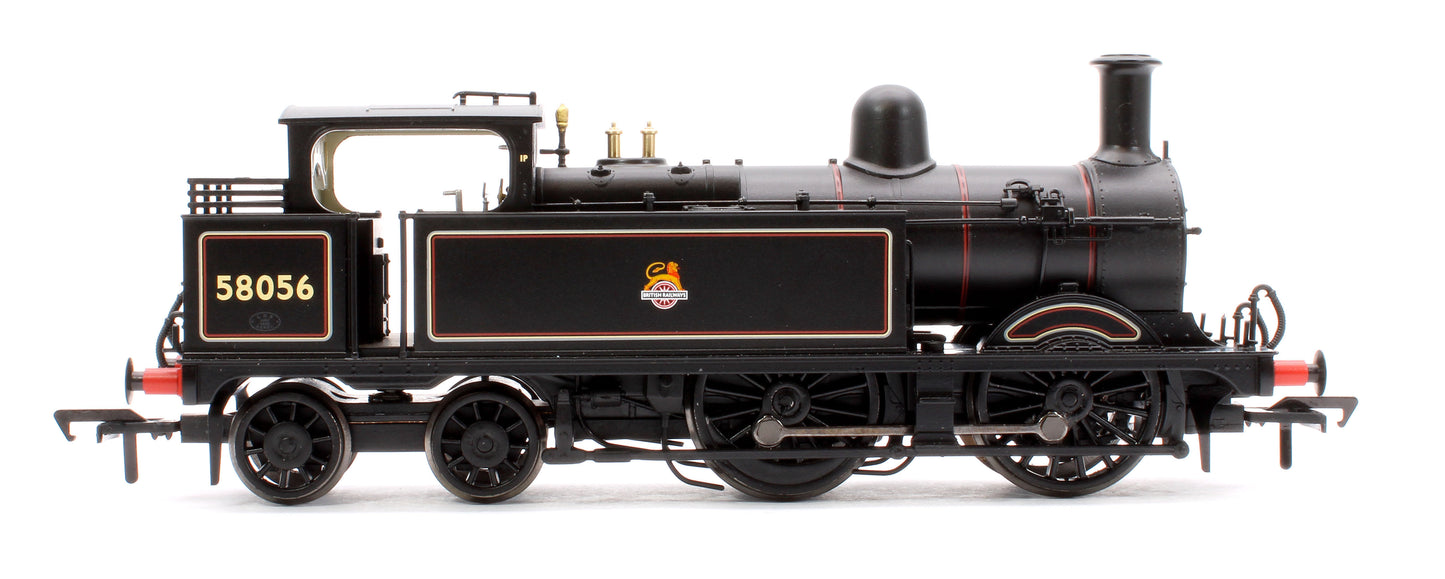 MR 1532 (1P) Tank 58056 BR Lined Black (Early Emblem) Steam Locomotive - DCC Sound