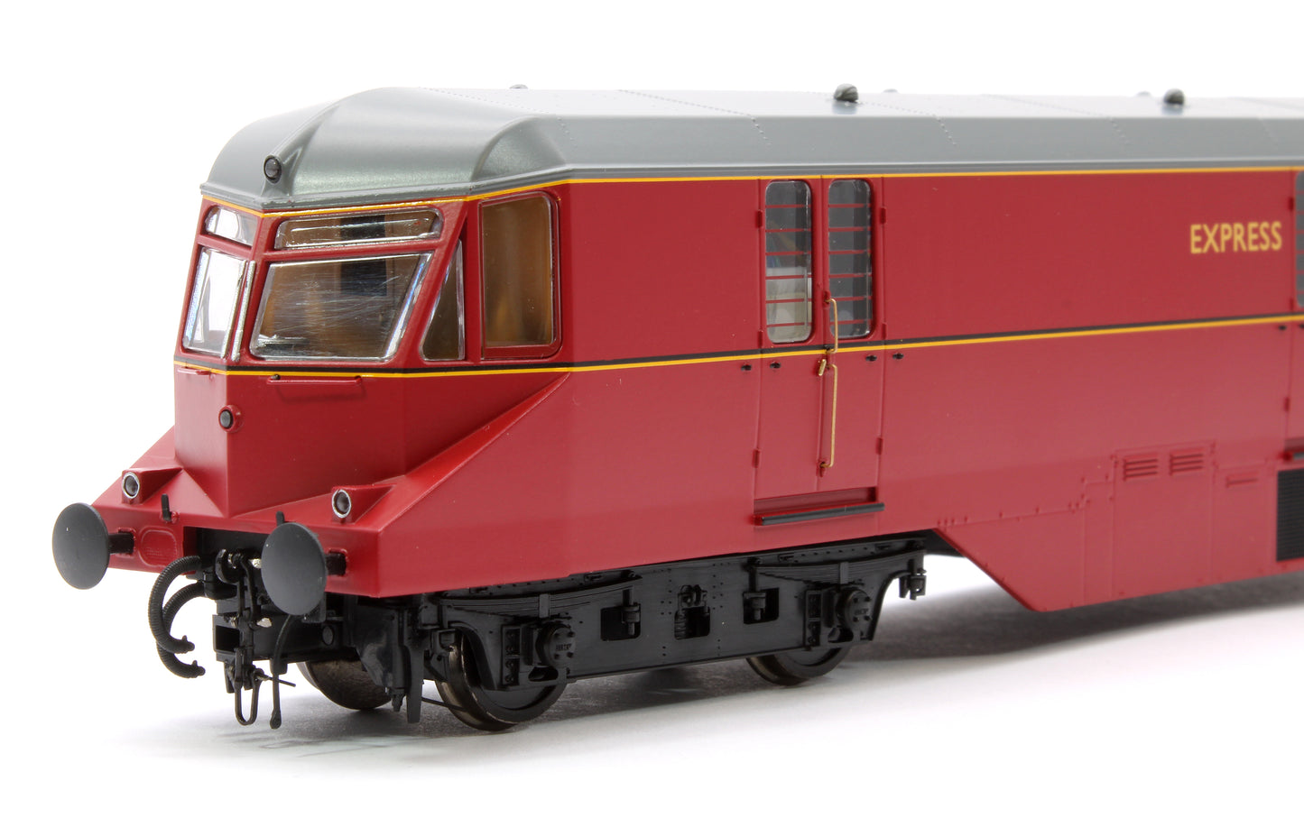 GWR Parcels Railcar BR ‘Express Parcels’ Crimson No. W34W (Grey Roof) Diesel Locomotive