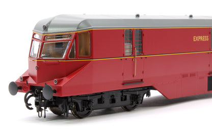 GWR Parcels Railcar BR ‘Express Parcels’ Crimson No. W34W (Grey Roof) Diesel Locomotive