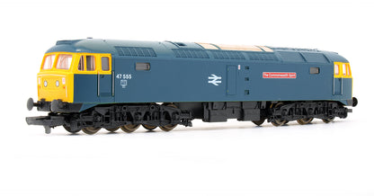 Pre-Owned BR Blue Class 47555 'The Commonwealth Spirit' Diesel Locomotive