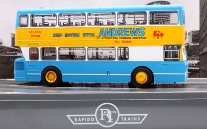 Leyland Fleetline WDA908T 'Duke of Darnall', Route 501 Meadowhall, Andrews of Sheffield livery