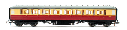 Pre-Owned BR Gresley Corridor Crimson and cream 3rd class No.E11010E