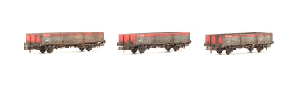 Pre-Owned BR ‘Open AB' OAA Triple Pack - Railfreight Pack 2 - Custom Weathered