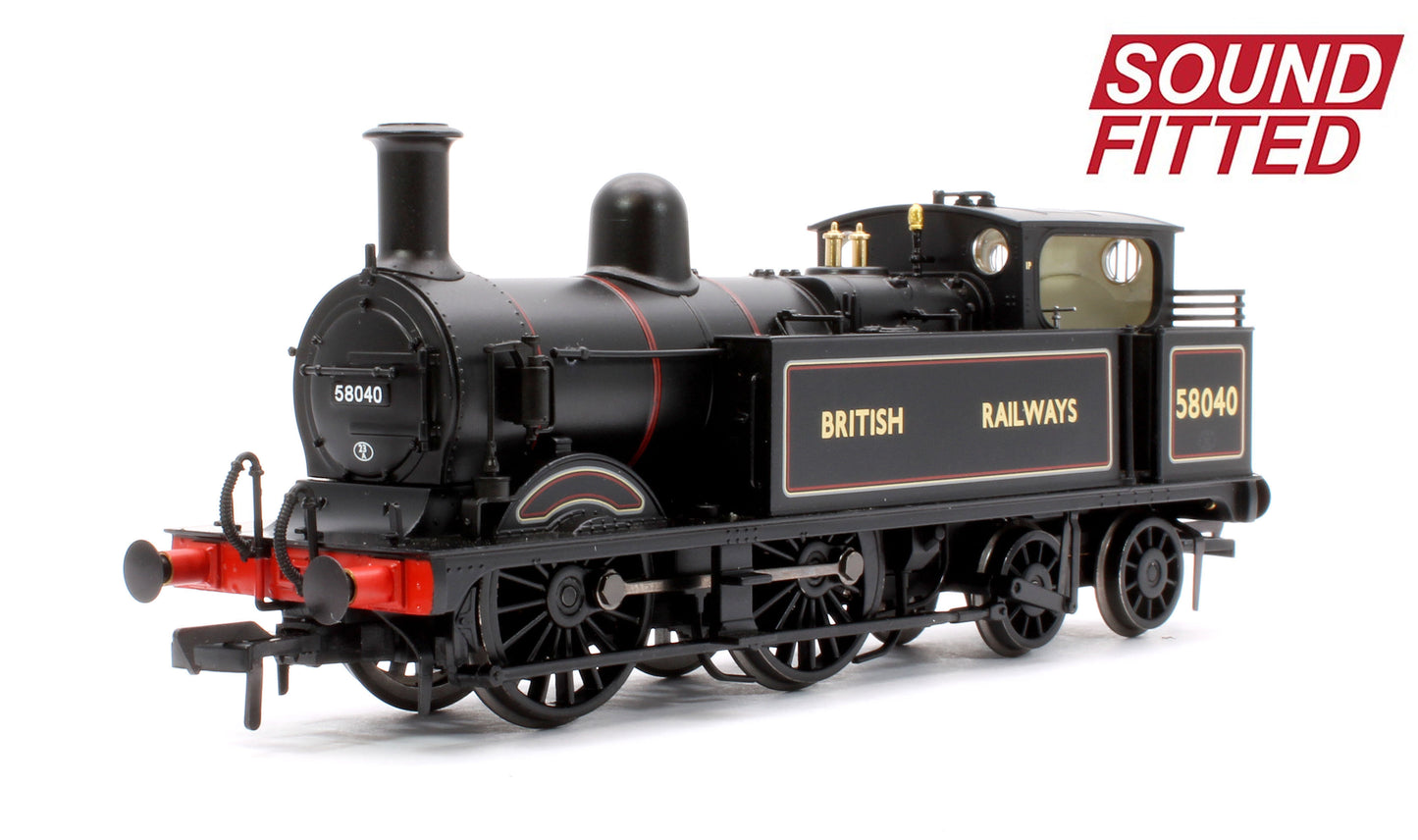 MR 1532 (1P) Tank 58040 BR Lined Black (British Railways) Steam Locomotive - DCC Sound
