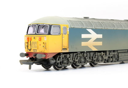 Pre-Owned R2253 Class 56123 BR Large Logo Blue Diesel Locomotive - Weathered Edition