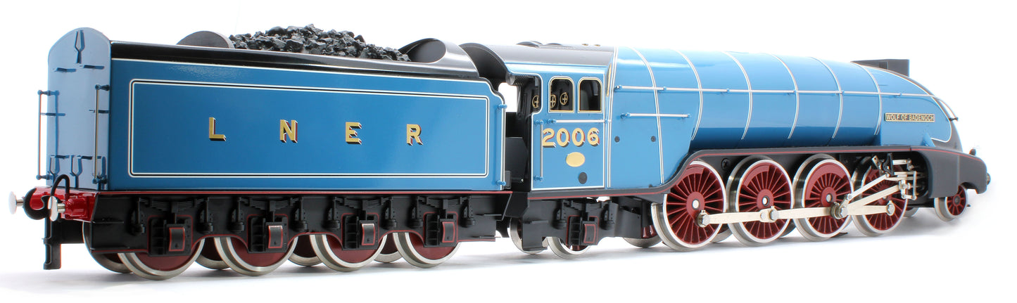 E/36-B2-WB P2 Class Streamlined "Wolf Badenoch" 2-8-2 LNER Garter Blue No. 2006 Steam Locomotive