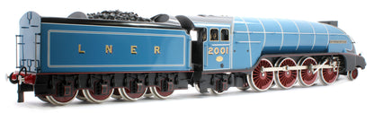 E/36-B2-CN P2 Class Streamlined "Cock O The North" 2-8-2 LNER Garter Blue No. 2001 Steam Locomotive