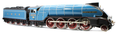 E/36-B2-CN P2 Class Streamlined "Cock O The North" 2-8-2 LNER Garter Blue No. 2001 Steam Locomotive