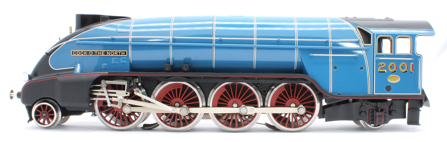 E/36-B2-CN P2 Class Streamlined "Cock O The North" 2-8-2 LNER Garter Blue No. 2001 Steam Locomotive