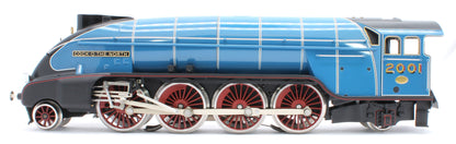 E/36-B2-CN P2 Class Streamlined "Cock O The North" 2-8-2 LNER Garter Blue No. 2001 Steam Locomotive