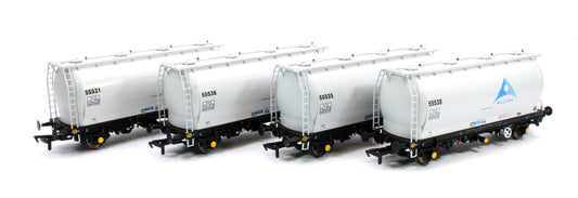 Pack of 4 Alcan PCA tanks (with ladders). Numbers: 55531, 55535, 55536, 55538