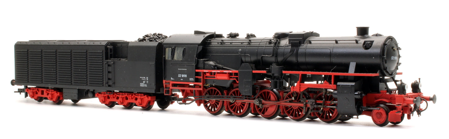 Pre-Owned DB 52 1898 Steam Locomotive With Condensation Tender - DCC Sound