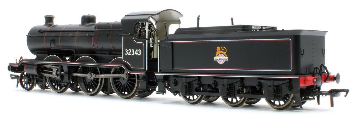 S4102-09 LB&SCR K Class 2-6-0 BR Black Early Emblem No.32343 Steam Locomotive