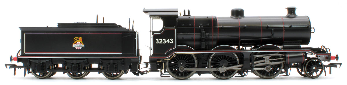 S4102-09 LB&SCR K Class 2-6-0 BR Black Early Emblem No.32343 Steam Locomotive