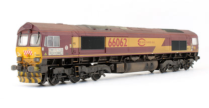 Pre-Owned Class 66062 EWS Diesel Locomotive - (Renumbered & Weathered