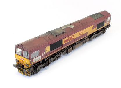 Pre-Owned Class 66062 EWS Diesel Locomotive - (Renumbered & Weathered