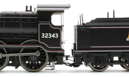 S4102-09 LB&SCR K Class 2-6-0 BR Black Early Emblem No.32343 Steam Locomotive