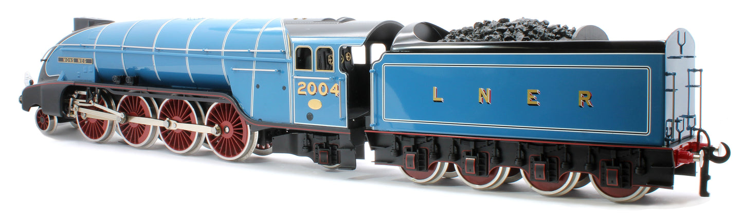 E/36-B2-MM P2 Class Streamlined "Mons Meg" 2-8-2 LNER Garter Blue No. 2004 Steam Locomotive