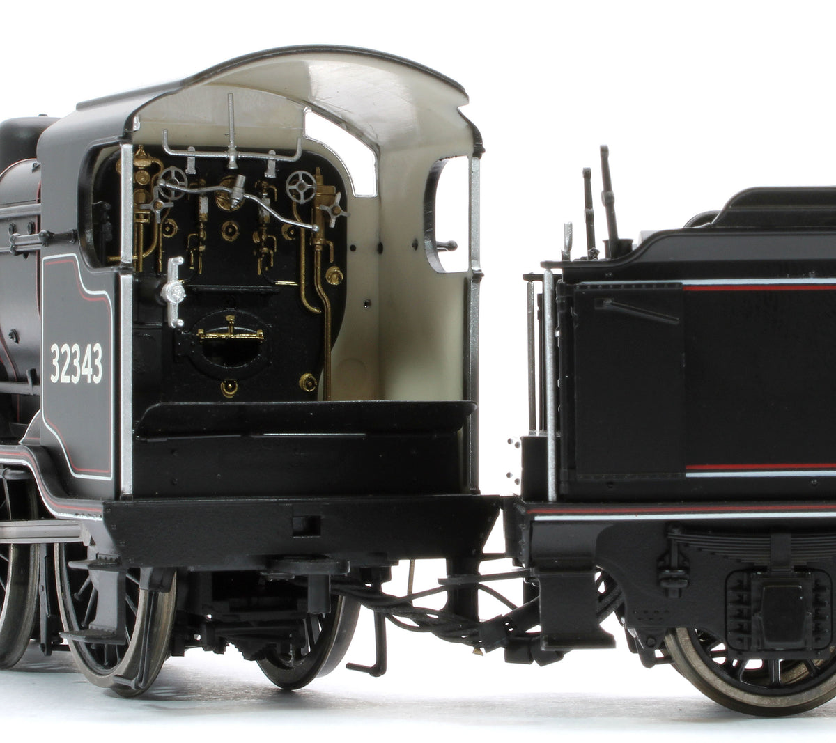 S4102-09 LB&SCR K Class 2-6-0 BR Black Early Emblem No.32343 Steam Locomotive
