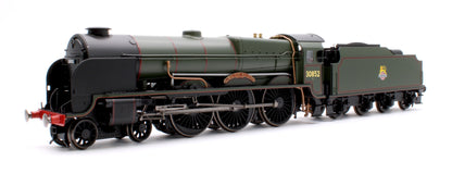 Lord Nelson Class 4-6-0 30852 'Sir Walter Raleigh' BR Green Early Emblem Steam Locomotive