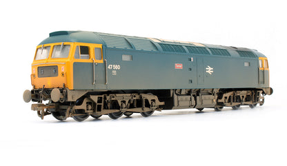 Pre-Owned Class 47560 Diesel 'Tamar' BR Blue (Weathered) - Exclusive Edition