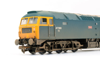 Pre-Owned Class 47560 Diesel 'Tamar' BR Blue (Weathered) - Exclusive Edition