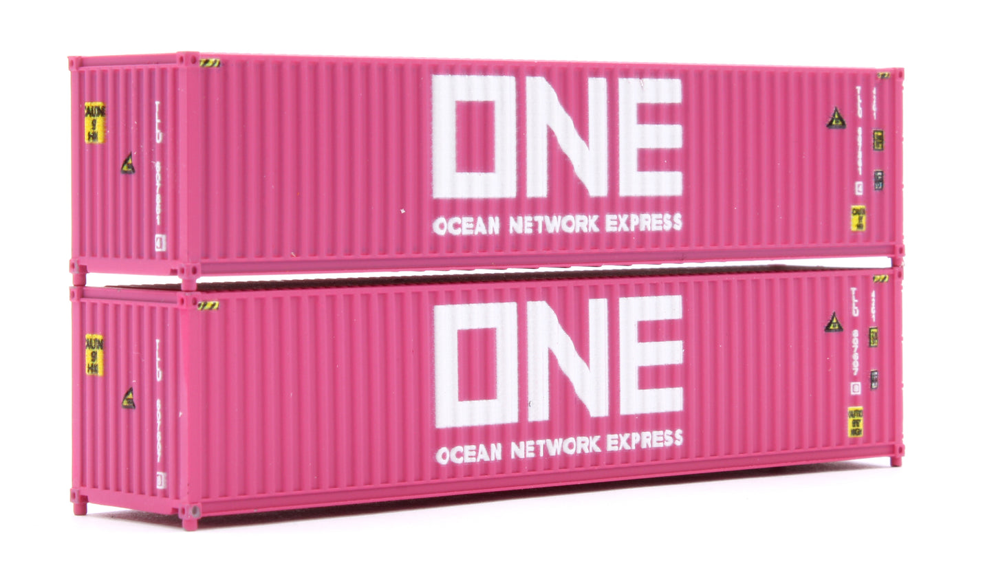 Container 40 FT Pink One Twin Pack 607607 - 8  607861 - 4