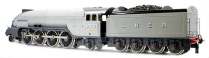 E/36-B3-CN P2 Class Streamlined "Cock O The North" 2-8-2 LNER Two Tone Grey No. 2001 Steam Locomotive