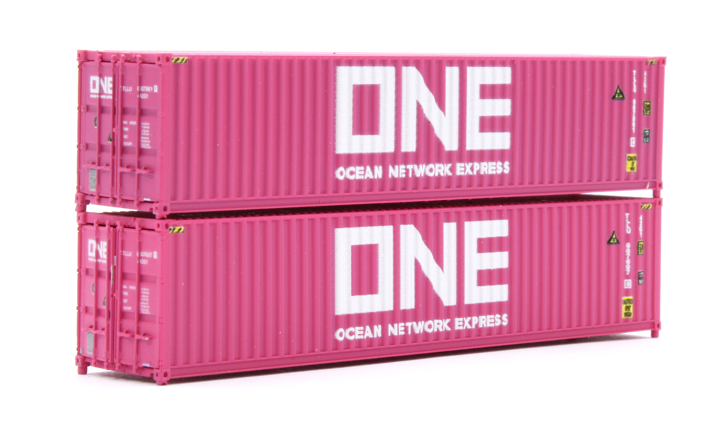 Container 40 FT Pink One Twin Pack 607607 - 8  607861 - 4