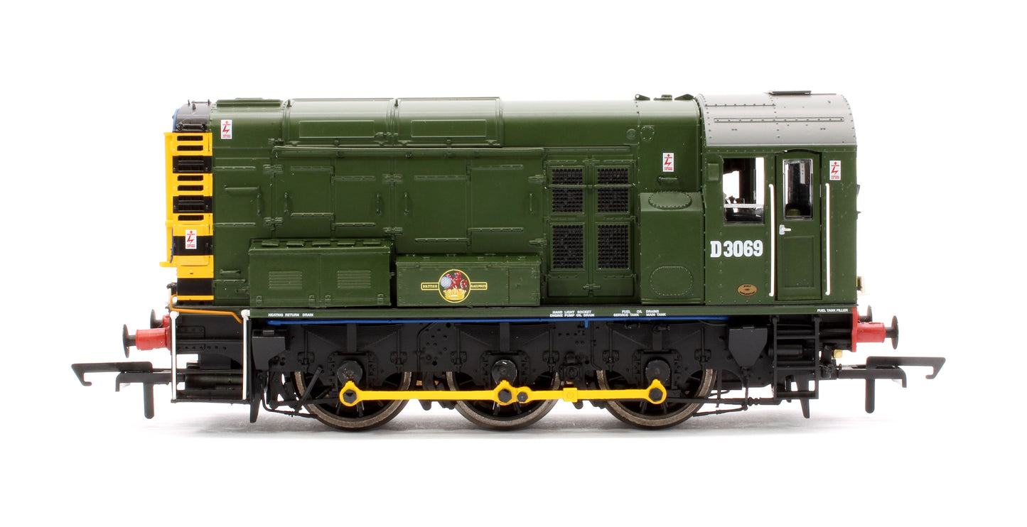 Class 08 0-6-0 D3069 BR Diesel Shunter - DCC Sound Fitted