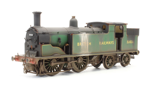 Pre-Owned R30140 Class M7 0-4-4T 30038 BR Malachite Green Steam Locomotive - Custom Weathered