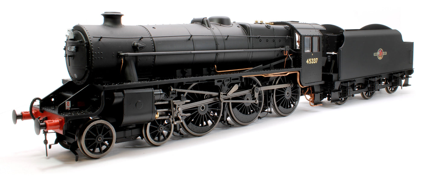 Stanier Class 5 4-6-0 "Black 5" Plain BR Black '45337' Welded Tender Steam Locomotive