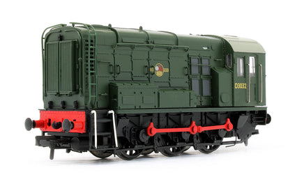 Pre-Owned 32-113 Class 08 D3032 BR Green Hinged Door Type Diesel Shunter Locomotive