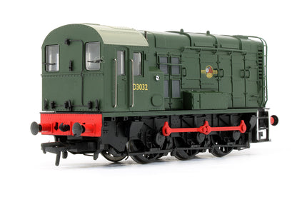 Pre-Owned 32-113 Class 08 D3032 BR Green Hinged Door Type Diesel Shunter Locomotive