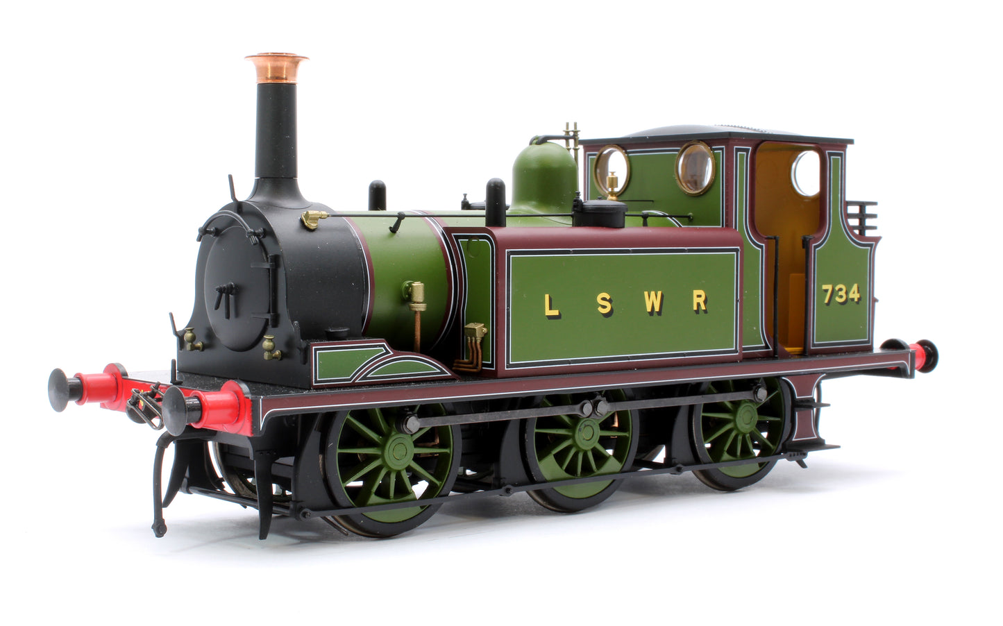 Terrier A1 734 LSWR Green - Steam Tank Locomotive - DCC Sound