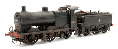 Pre-Owned Class 4F 0-6-0 43875 BR Black Early Emblem Steam Locomotive (Custom Weathered) - DCC Fitted