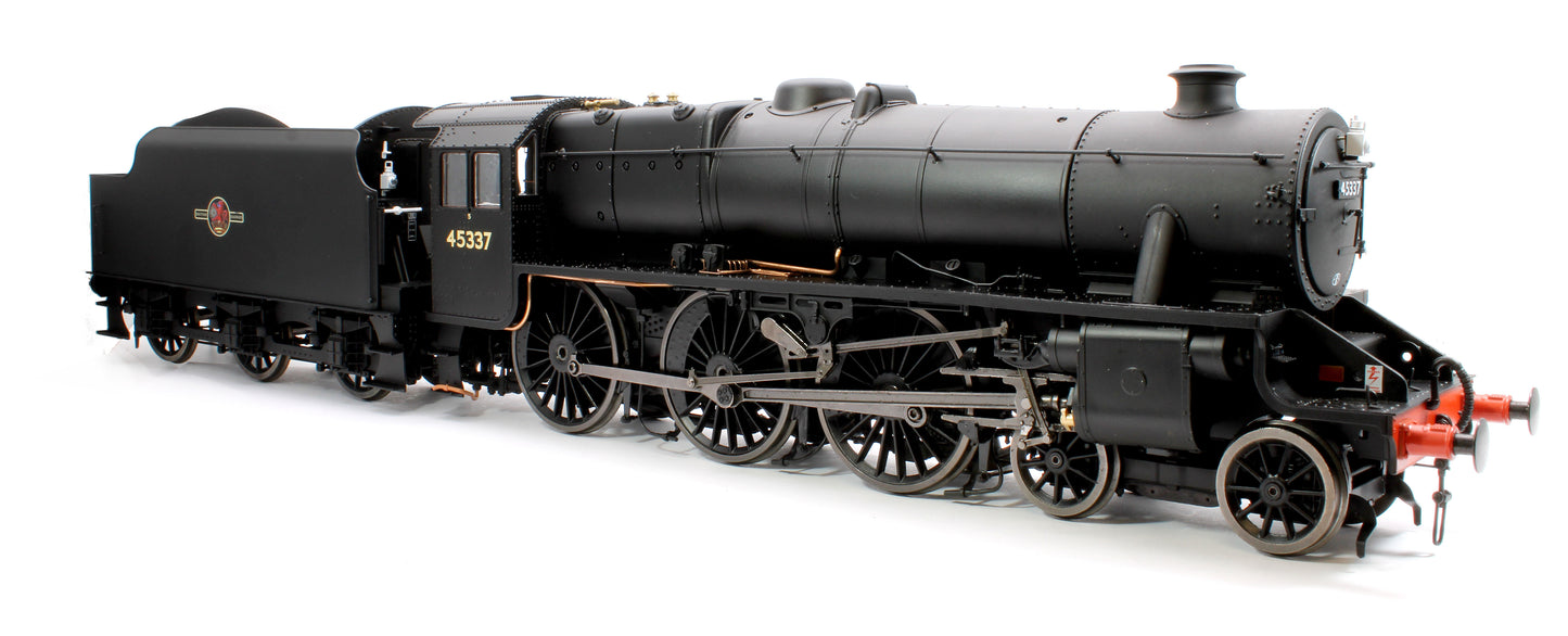 Stanier Class 5 4-6-0 "Black 5" Plain BR Black '45337' Welded Tender Steam Locomotive