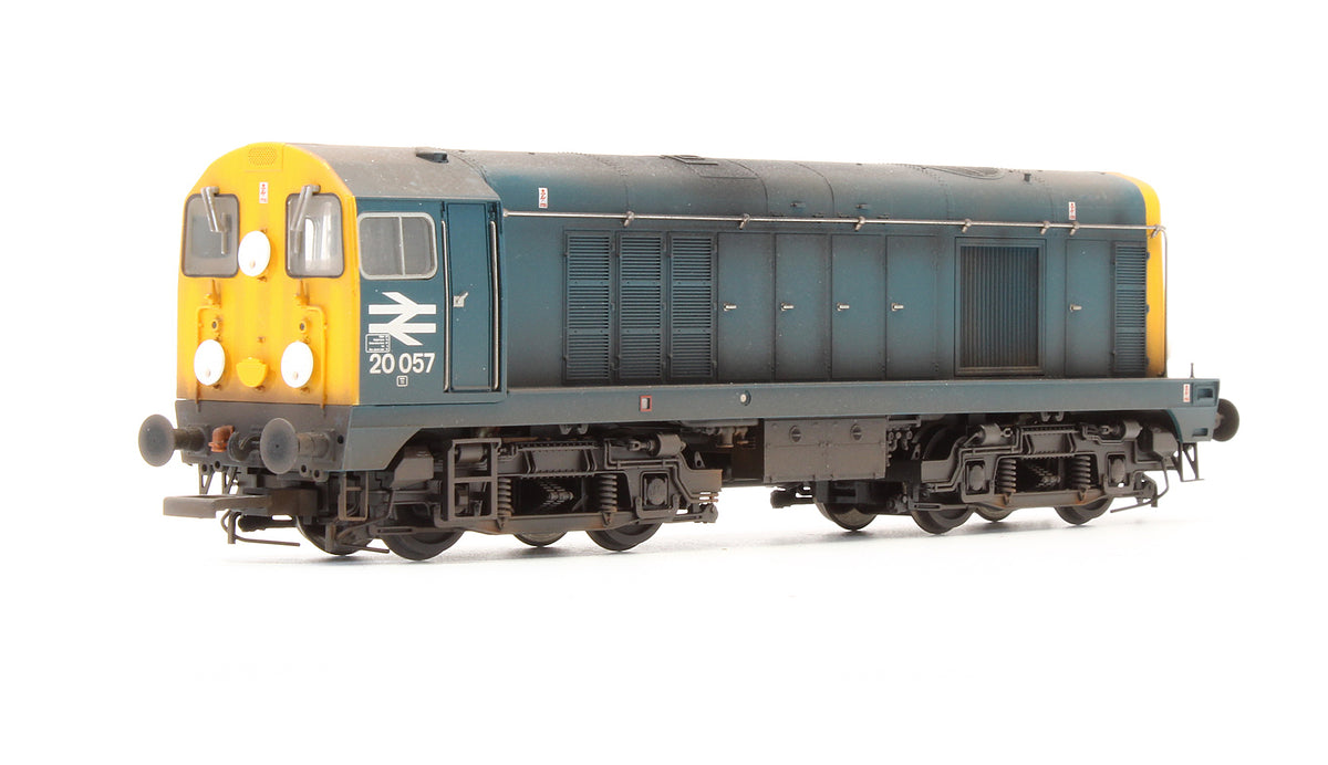 Pre-Owned Class 20/0 Disc Headcode 20057 BR Blue Diesel Locomotive - Custom Weathered