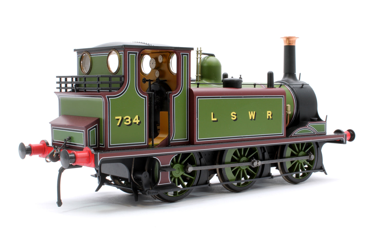 Terrier A1 734 LSWR Green - Steam Tank Locomotive - DCC Sound