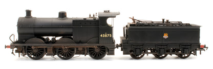Pre-Owned Class 4F 0-6-0 43875 BR Black Early Emblem Steam Locomotive (Custom Weathered) - DCC Fitted